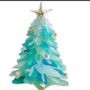 New Beautiful Sea Glass Christmas Tree not more in stock !